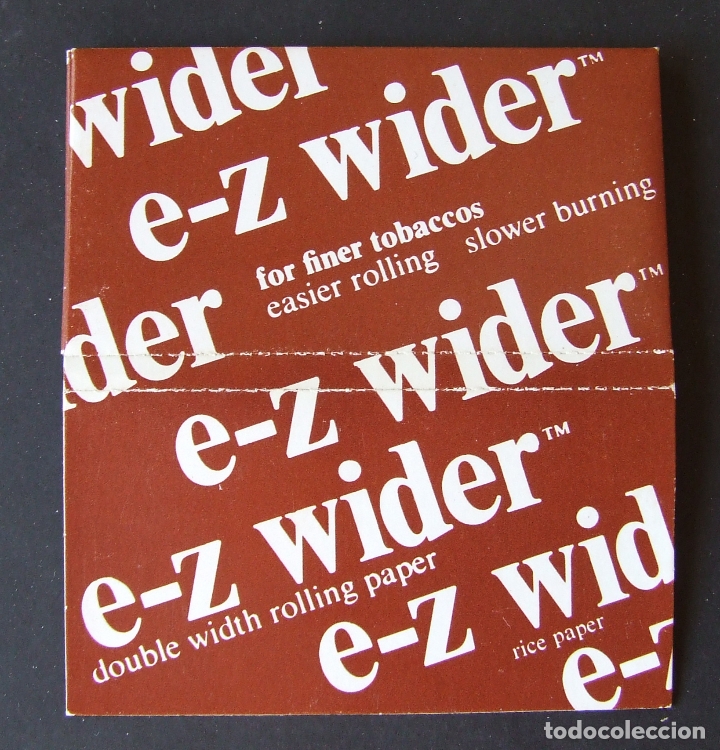 Papel de fumar: PAPEL DE FUMAR E-Z WIDER DOUBLE WIDTH RICE PAPER MODELO 2 - Foto 1