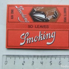 Papel de fumar: PAPEL DE FUMAR SMOKING ROJO PEQUEÑO MADE IN SPAIN MIQUEL Y COSTAS & MIQUEL