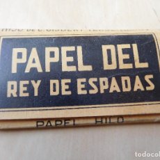 Papel de fumar: PAPEL DE FUMAR EL REY DE ESPADAS. C. GISBERT TEROL. ALCOY