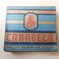 Papel de fumar: PAPEL DE FUMAR CARABELA. PAPELERAS REUNIDAS S.A. ALCOY
