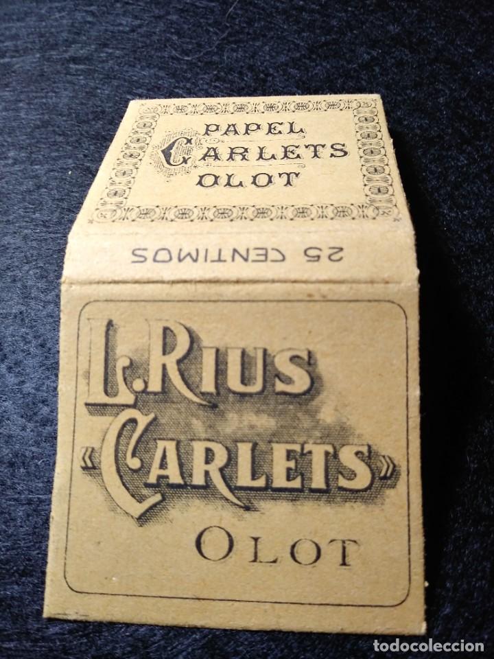 Papel de fumar: 25 c&eacute;ntimos RIUS CARLETS 70 hojas - Foto 1