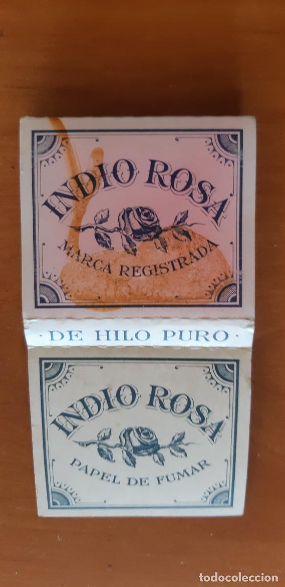 Papel de fumar: LIBRILLO PAPEL DE FUMAR INDIO ROSA. - Foto 1
