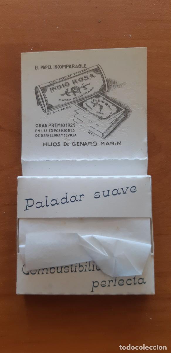Papel de fumar: LIBRILLO PAPEL DE FUMAR INDIO ROSA. - Foto 3