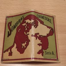 Cartina per sigarette: PAPEL DE FUMAR SOMBRAS CHINESCAS DE PASCUAL IBORRA. ALCOY