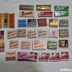 Papel de fumar: LOTE DE LIBRITOS PAPEL DE FUMAR . BAMBÚ ZAIDA , DOMINO , MARFIL , PAY-PAY , ZIG-ZAG , GOL ....