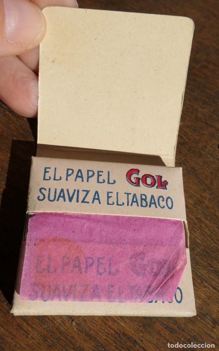 Papel de fumar: ANTIGUO PAPEL DE FUMAR - GOL - Foto 2