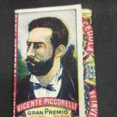 Papel de fumar: PAPEL DE FUMAR - PAPEL DE CAÑA DE AZÚCAR YODURADO - VICENTE PICCORELLI.