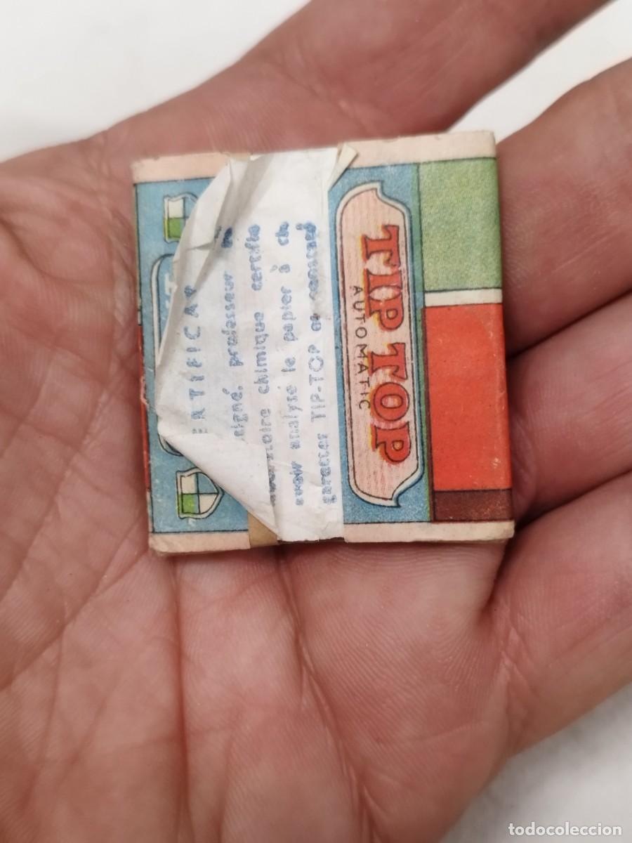 Papel de fumar: Antiguo librito de papel de fumar Tip Top automatic. Espa&ntilde;ol. - Foto 3