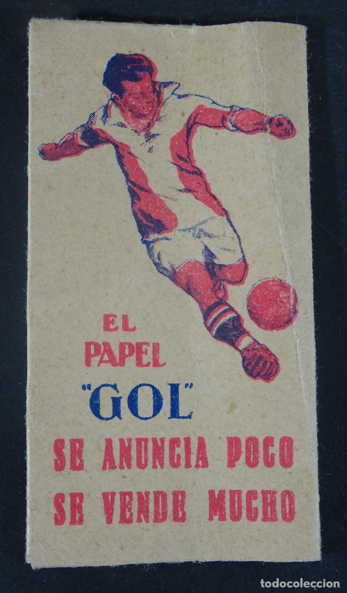 Papel de fumar: ANTIGUA CARTERITA PARA SELLOS, PUBLICIDAD PAPEL DE FUMAR GOL, VER FOTOS