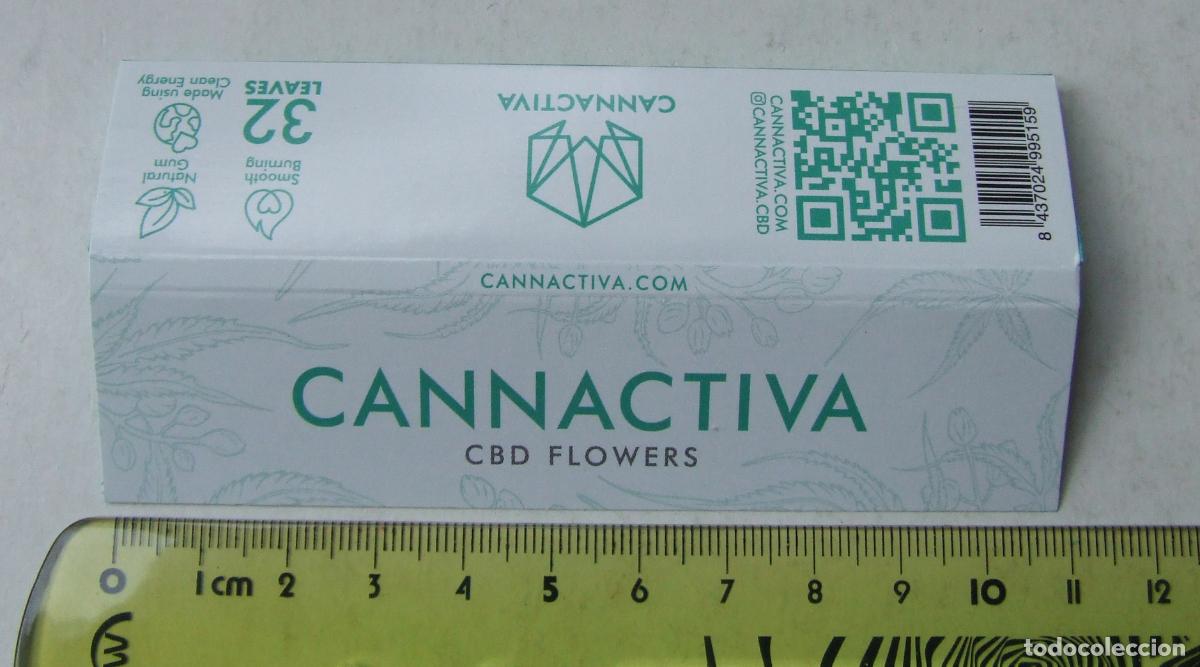 Papel de fumar: PAPEL DE FUMAR CANNACTIVA CBD FLOWERS KING SIZE SLIM