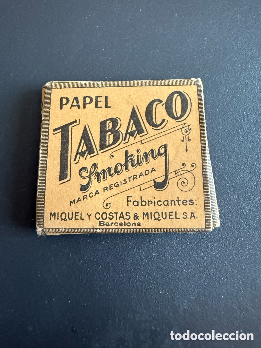 Papel de fumar: PAPEL TABACO. SMOKING. Miguel y Costas. Barcelona