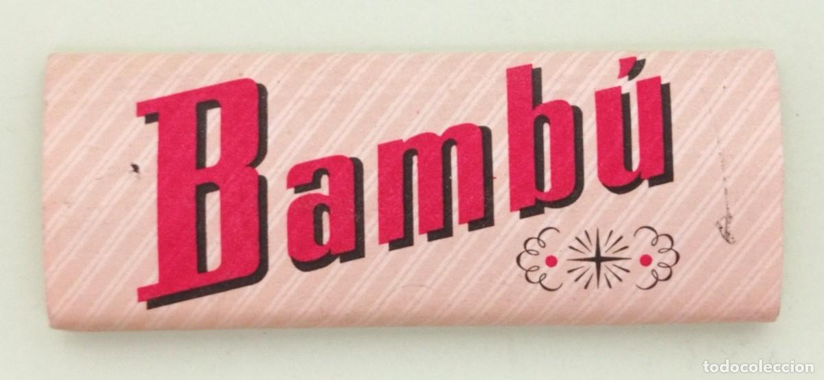 Papel de fumar: PAPEL DE FUMAR ''BAMB&Uacute;'' PLEGADO. SOBRINOS DE R. ABAD SANTONJA (ALCOY)