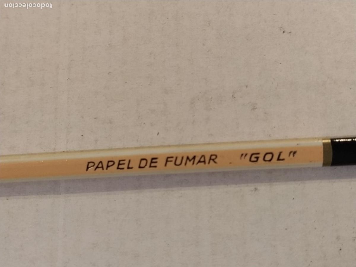 Papel de fumar: PAPEL DE FUMAR GOL - LAPIZ ANTIGUO - PUBLICIDAD -VER FOTOS