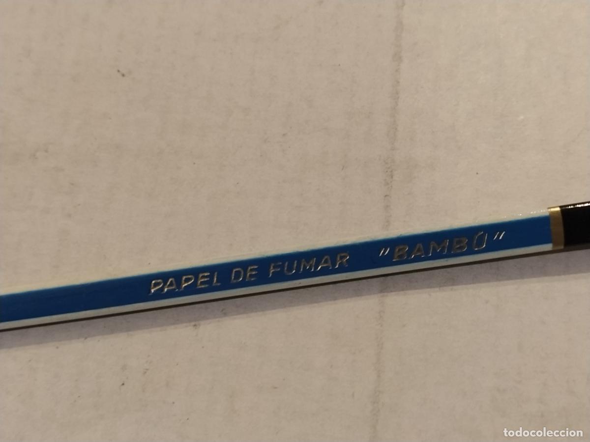 Papel de fumar: PAPEL DE FUMAR BAMBU - LAPIZ ANTIGUO - PUBLICIDAD -VER FOTOS