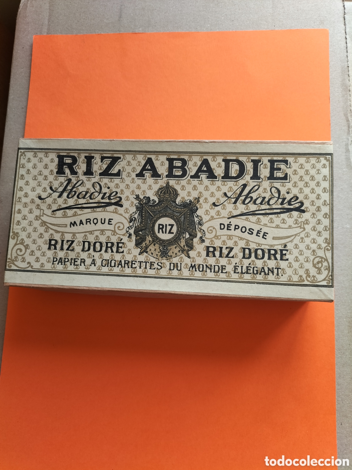 Papel de fumar: Riz Abadie. Caja completa. N. 4/80 blanc