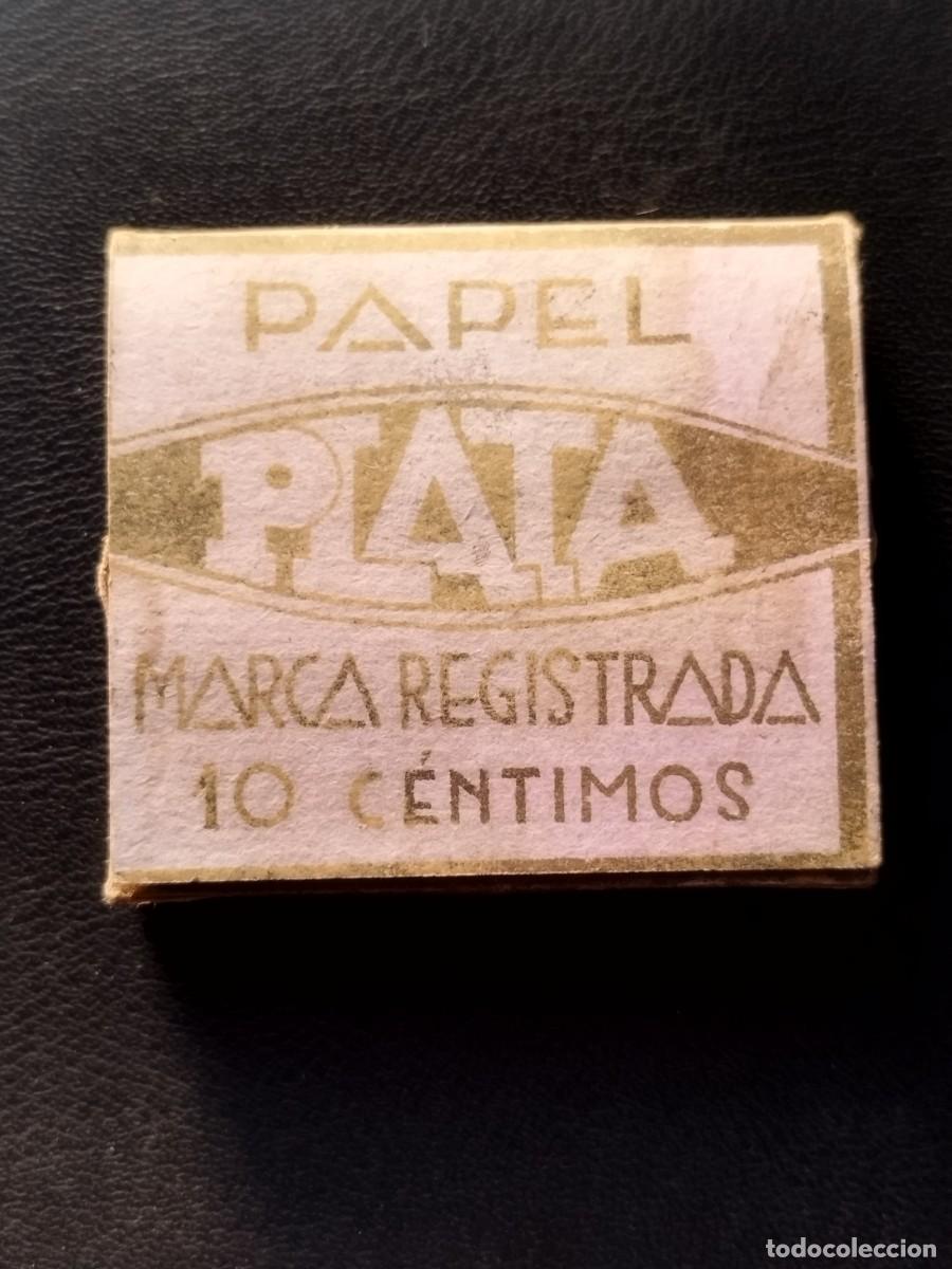 Papel de fumar: LIBRITO DE PAPEL DE FUMAR PLATA - RICARDO PENALVA . NOVELDA 1930,s