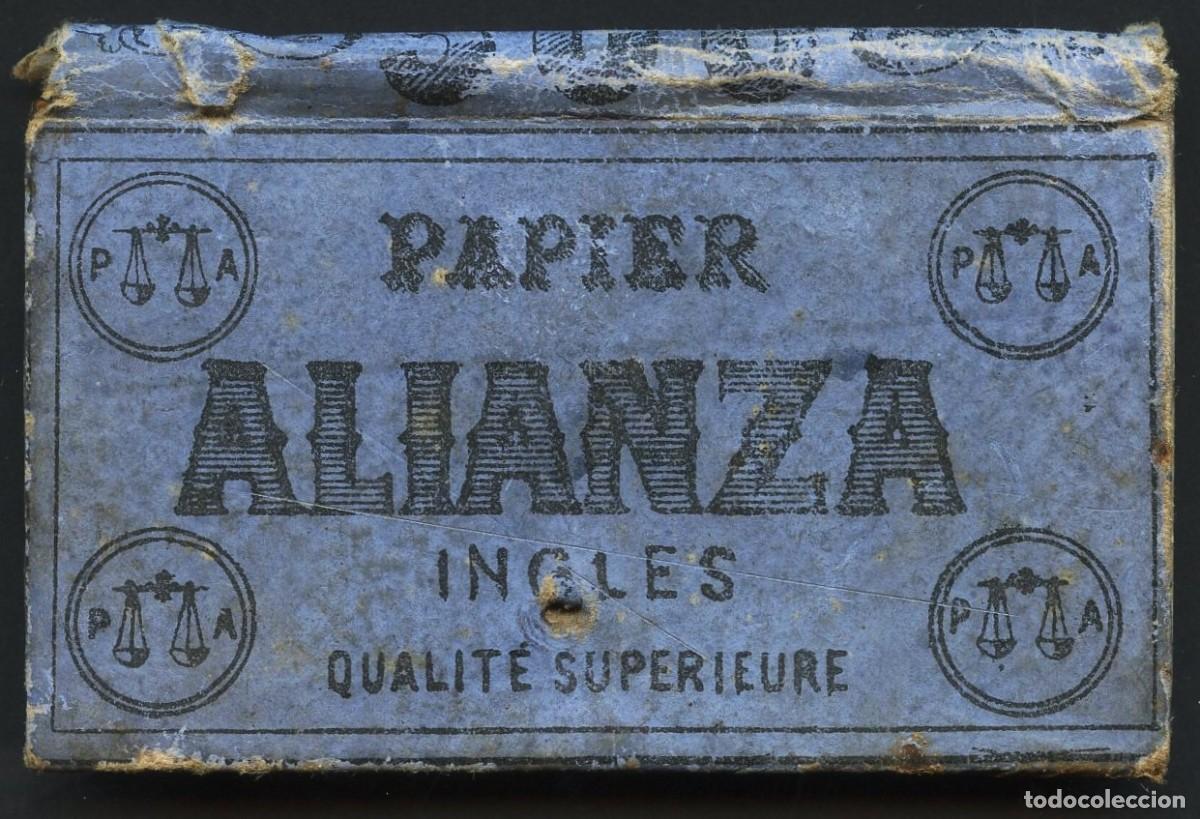 Papier &agrave; rouler: PAPEL DE FUMAR, LIBRITO ANTIGUO, PAPEL ALIANZA INGLES, BARCELONA