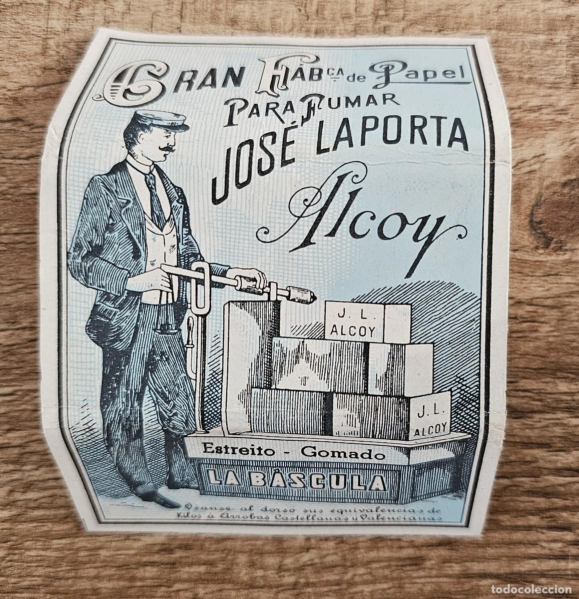 Papel de fumar: PAPEL DE FUMAR - JOSE LAPORTA - ALCOY