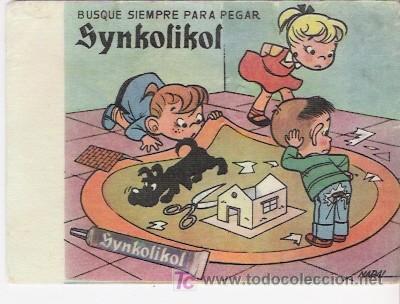 Coleccionismo papel secante: SECANTE SYNKOLIKOL - Foto 1