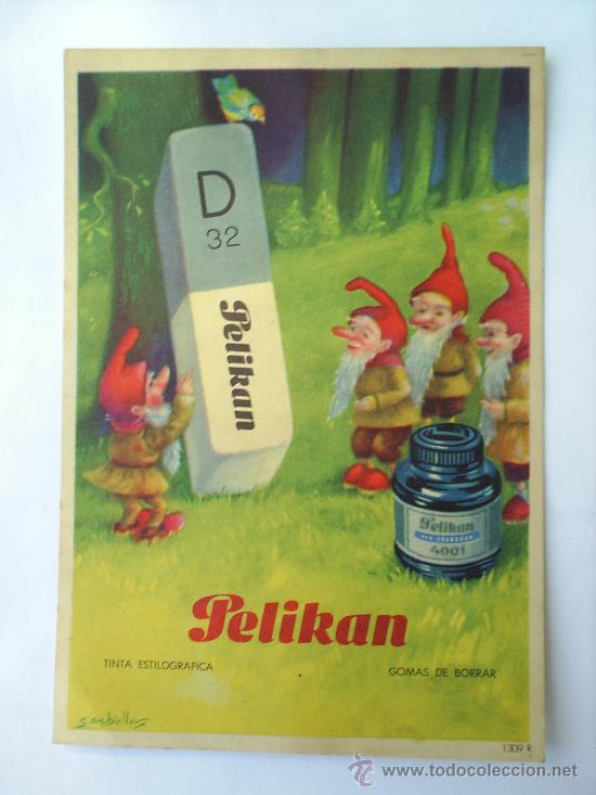 Coleccionismo papel secante: secante pelikan - Foto 1