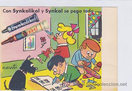 Coleccionismo papel secante: SECANTE SYNKOLIKOL - Foto 1