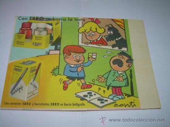 Coleccionismo papel secante: SECANTE EBRO. - Foto 1