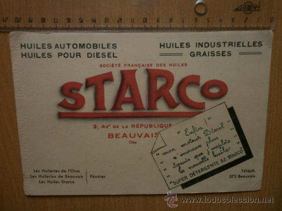 Coleccionismo papel secante: PAPEL SECANTE. STARCO. - Foto 1