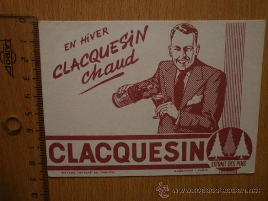 Coleccionismo papel secante: PAPEL SECANTE. CLACQUESIN. - Foto 2