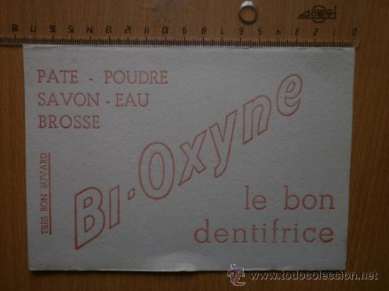 Coleccionismo papel secante: PAPEL SECANTE. BI - OXYNE. - Foto 1