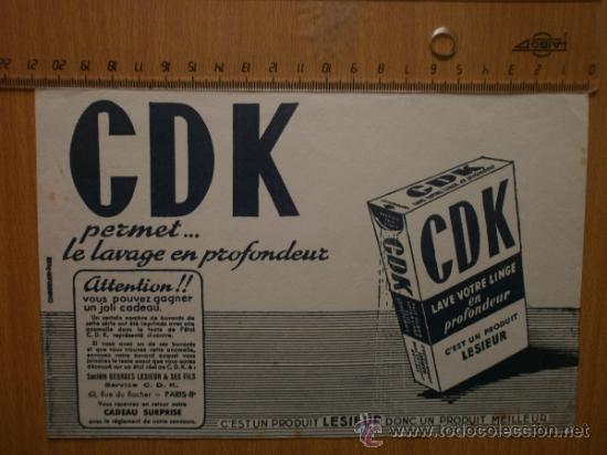 Coleccionismo papel secante: PAPEL SECANTE. CDK. - Foto 1