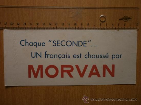 Coleccionismo papel secante: PAPEL SECANTE. MORVAN. - Foto 1