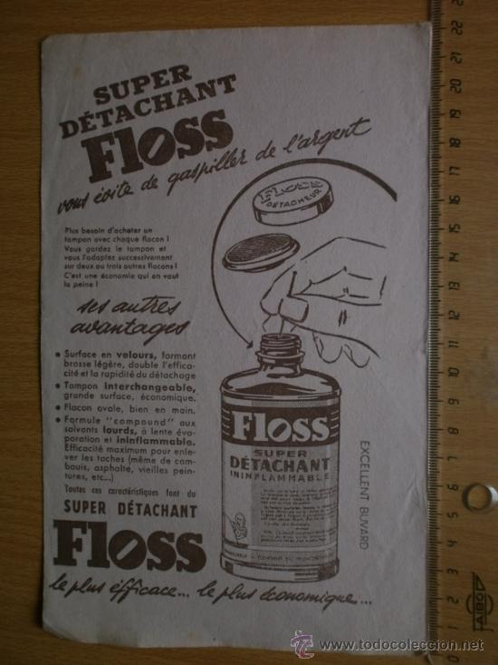 Coleccionismo papel secante: PAPEL SECANTE. FLOSS. - Foto 1