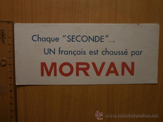 Coleccionismo papel secante: PAPEL SECANTE. MORVAN. - Foto 2