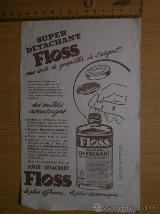 Coleccionismo papel secante: PAPEL SECANTE. FLOSS. - Foto 2