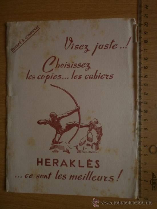 Coleccionismo papel secante: PAPEL SECANTE. HERAKLES. - Foto 1