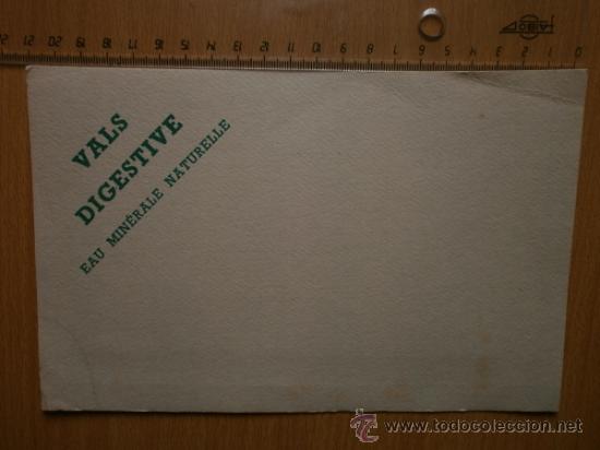 Coleccionismo papel secante: PAPEL SECANTE. VALS DIGESTIVE. - Foto 1