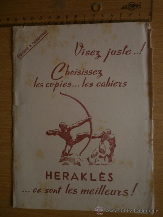 Coleccionismo papel secante: PAPEL SECANTE. HERAKLES. - Foto 2