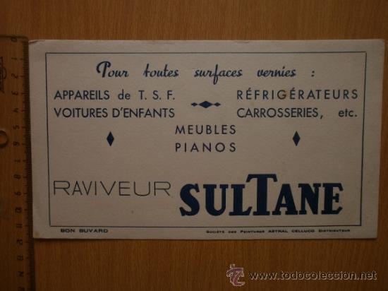 Coleccionismo papel secante: PAPEL SECANTE. SULTANE. - Foto 2