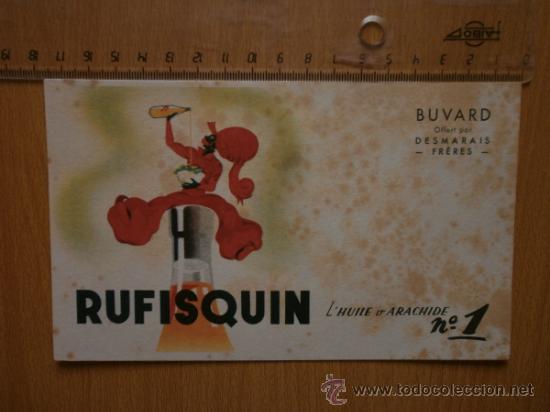 Coleccionismo papel secante: PAPEL SECANTE. RUFISQUIN. - Foto 1
