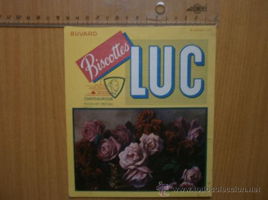 Coleccionismo papel secante: PAPEL SECANTE. BISCOTTES LUC. - Foto 1