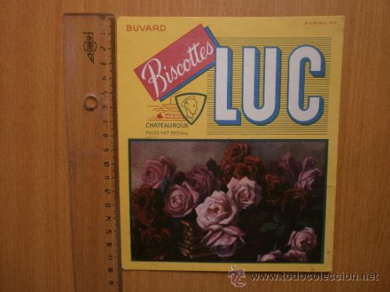 Coleccionismo papel secante: PAPEL SECANTE. BISCOTTES LUC. - Foto 2