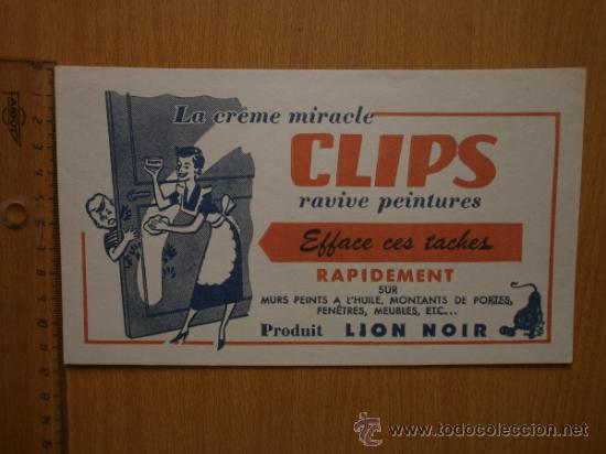 Coleccionismo papel secante: PAPEL SECANTE. CLIPS. - Foto 2