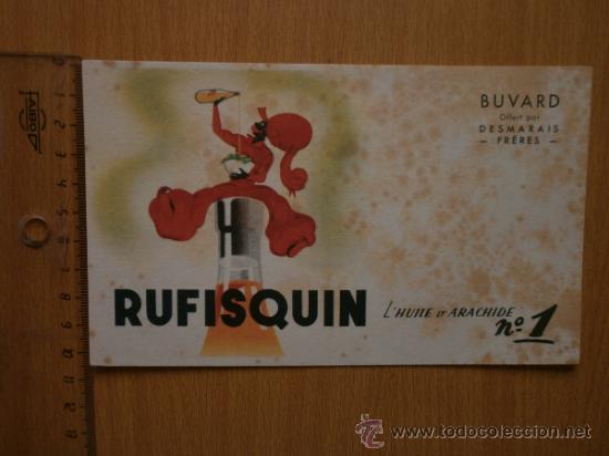 Coleccionismo papel secante: PAPEL SECANTE. RUFISQUIN. - Foto 2