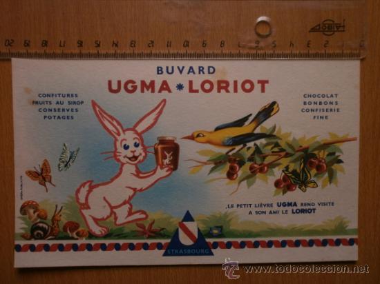Coleccionismo papel secante: PAPEL SECANTE. UGMA LORIOT - Foto 1