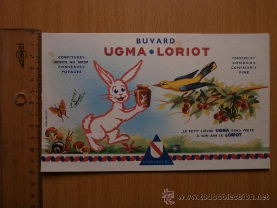 Coleccionismo papel secante: PAPEL SECANTE. UGMA LORIOT - Foto 2