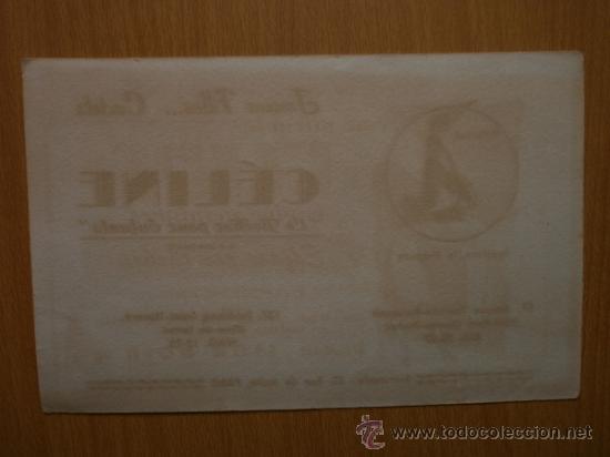 Coleccionismo papel secante: PAPEL SECANTE. CELINE. - Foto 3