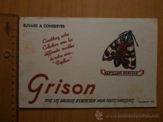 Coleccionismo papel secante: PAPEL SECANTE. GRISON. - Foto 2