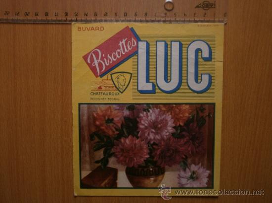 Coleccionismo papel secante: PAPEL SECANTE. BISCOTTES LUC. - Foto 1