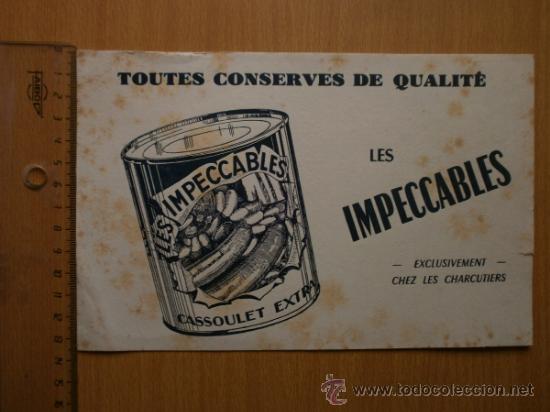Coleccionismo papel secante: PAPEL SECANTE. LES IMPECCABLES. - Foto 2