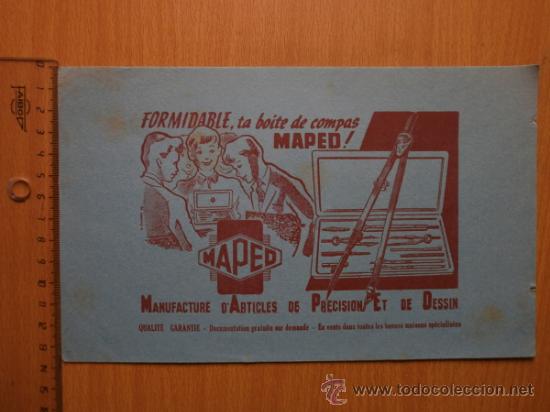 Coleccionismo papel secante: PAPEL SECANTE. MAPED - Foto 2